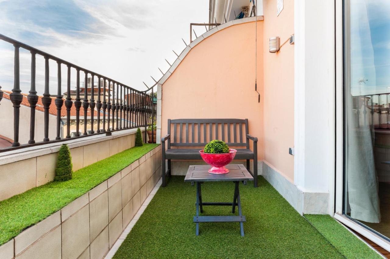 Apartamento Gran Via Terrace En Madrid Kültér fotó