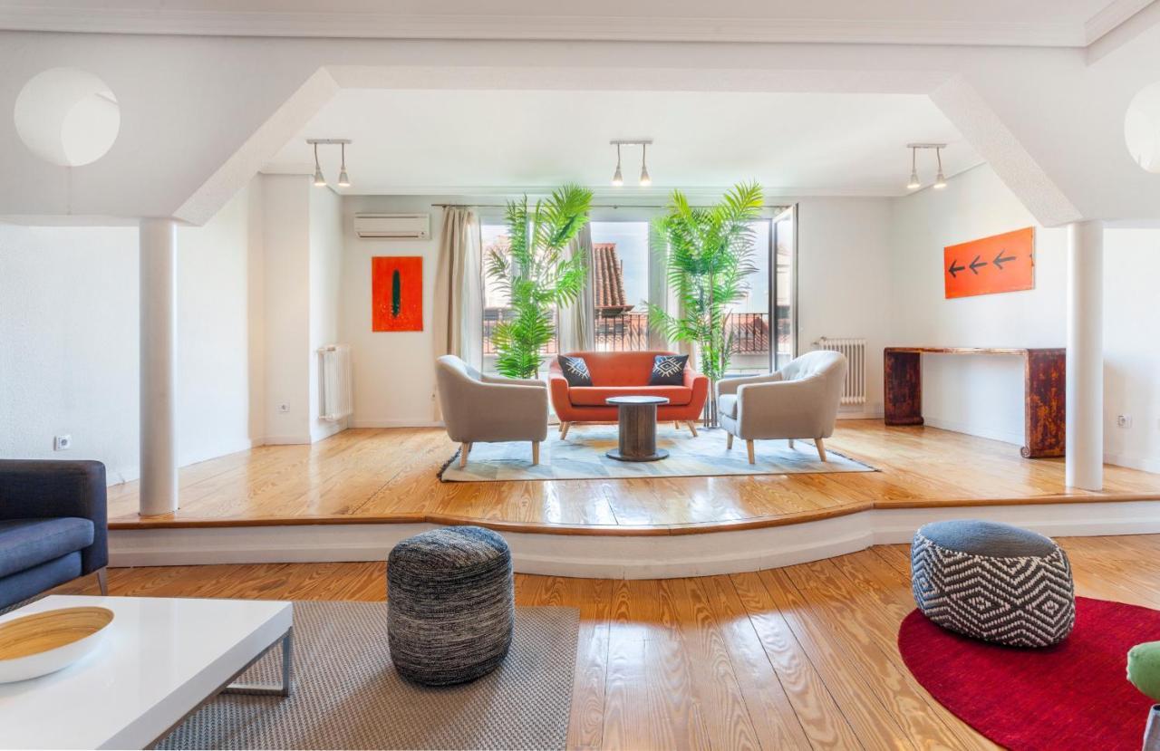 Apartamento Gran Via Terrace En Madrid Kültér fotó