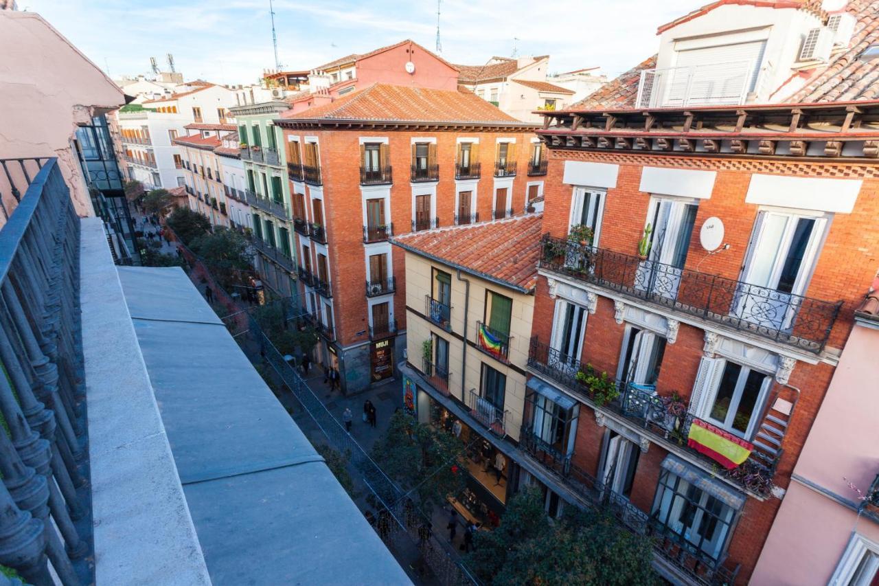 Apartamento Gran Via Terrace En Madrid Kültér fotó