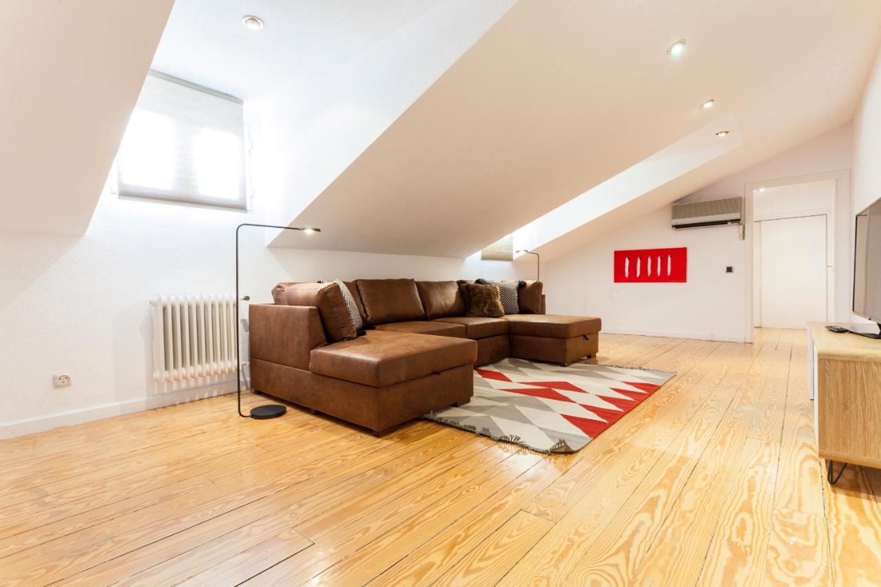 Apartamento Gran Via Terrace En Madrid Kültér fotó